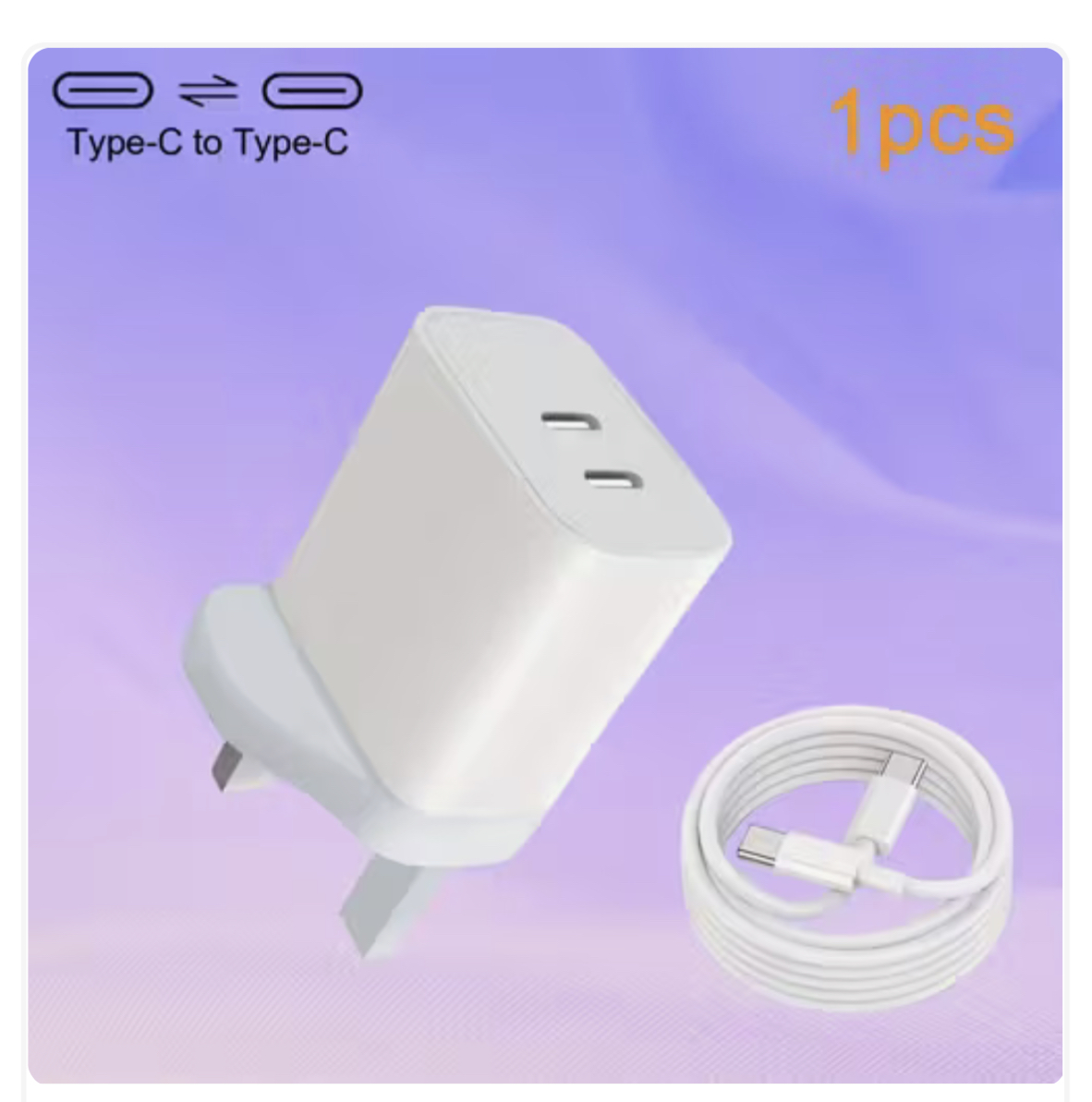 Super Fast Dual Port USB C Charger